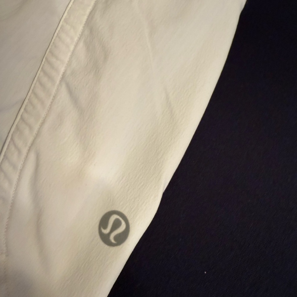 lululemon athletica White Athletic Shorts Lightweight Performance